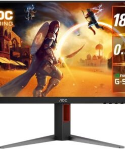 Monitor AOC Q27G4F 27 Frameless Ultra-Fast IPS Gaming Monitor, QHD 2560 X 1440, 180Hz, 0.5ms, HDMI 2.0, Display Port 1.4, MBR Sync, SNIPER SCOPE, SUPER COLOUR, G-Sync, Height Adjustable Stand, Tilt