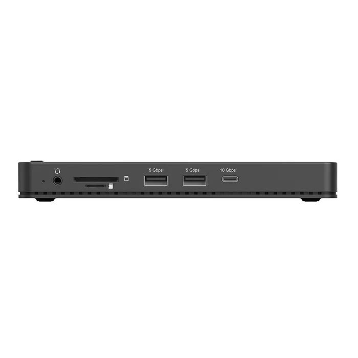 Storage UNITEK USB-C 4K KVM Docking Station, 100W PD, 4K@60Hz HDMI, 10Gbps Data Transfer, Gigabit Ethernet, SD/MicroSD Reader, One-Button Switch for 2 Computers