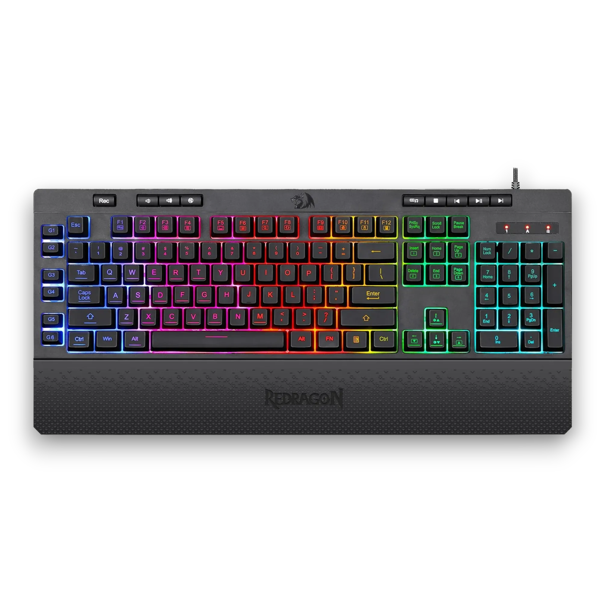 Keyboard Redragon K512 Shiva Wired Black