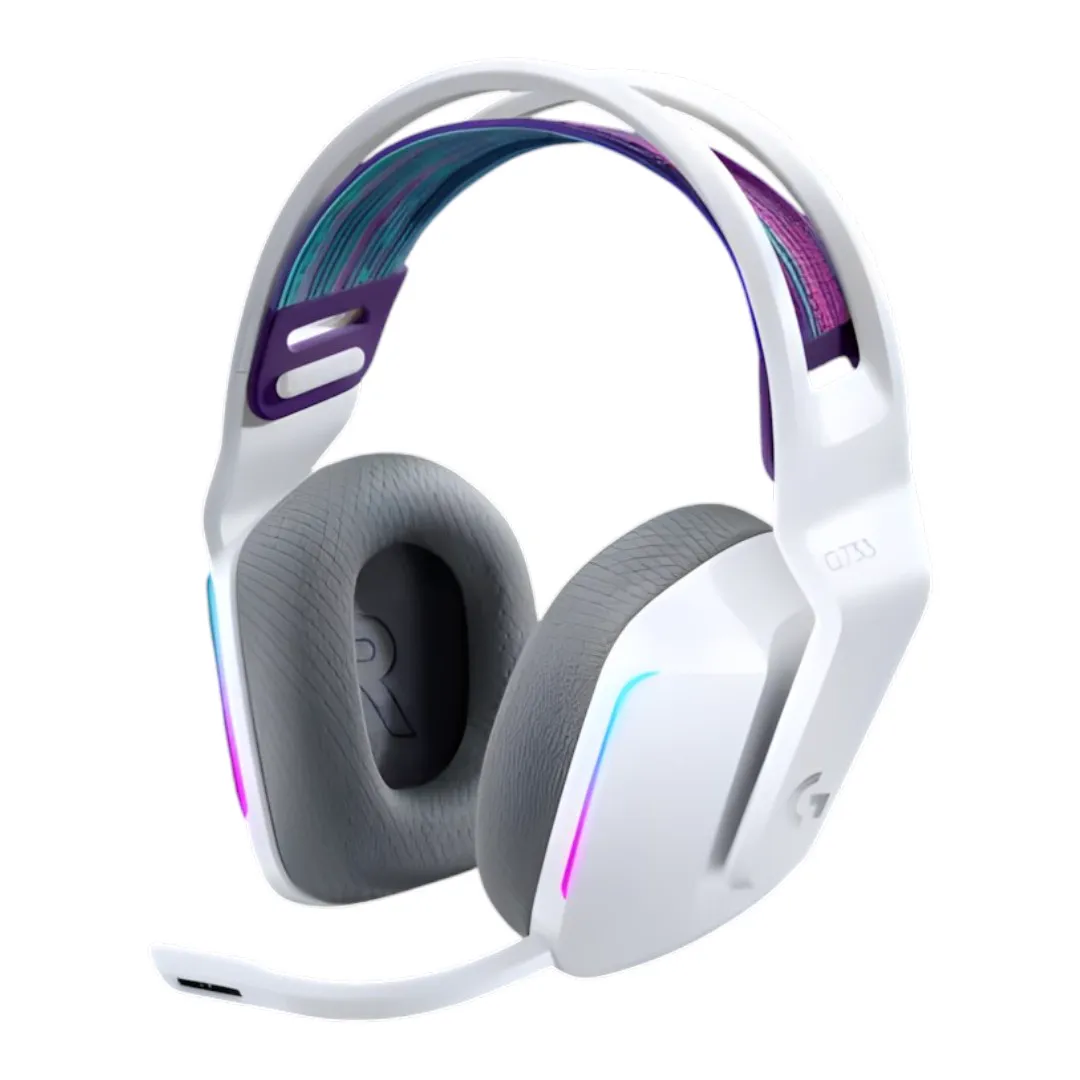 Headset Logitech G733 LIGHTSPEED RGB Wireless White