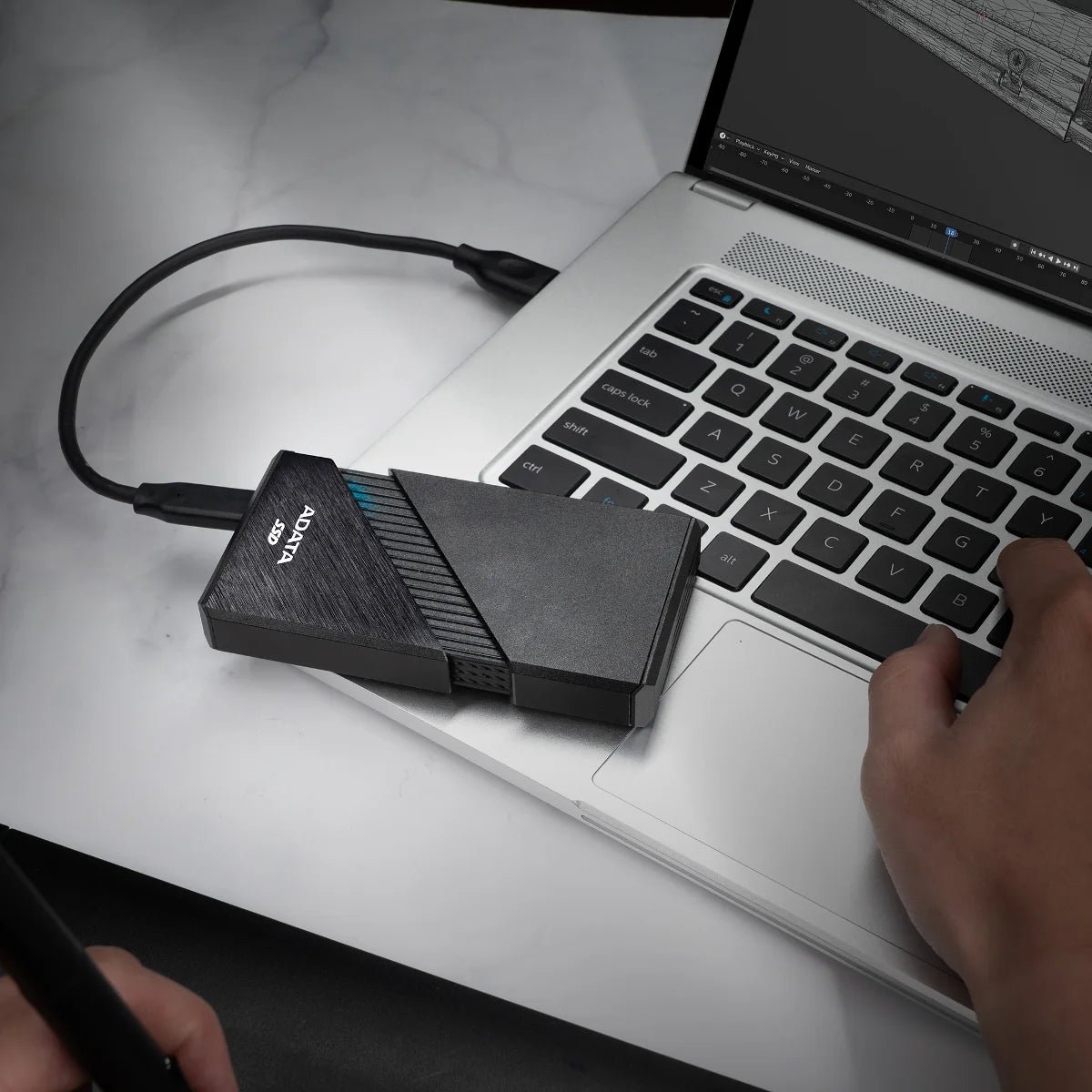 Storage ADATA SE920 External SSD USB4 40Gbps Active Cooling 3800MB/s Read 3700MB/s Write