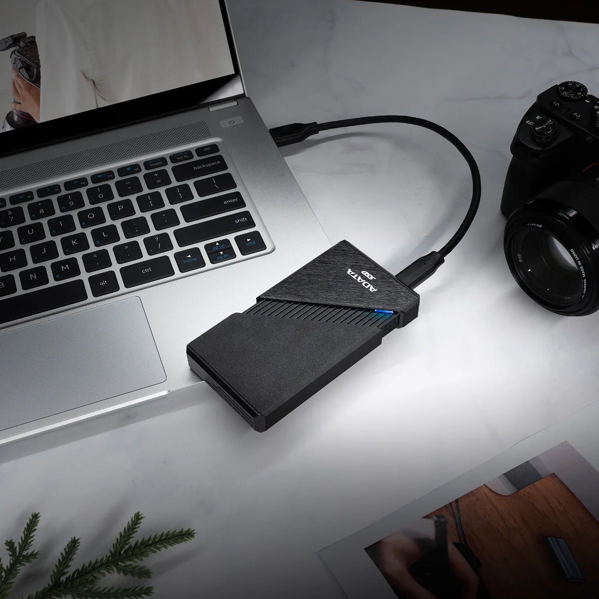 Storage ADATA SE920 External SSD USB4 40Gbps Active Cooling 3800MB/s Read 3700MB/s Write