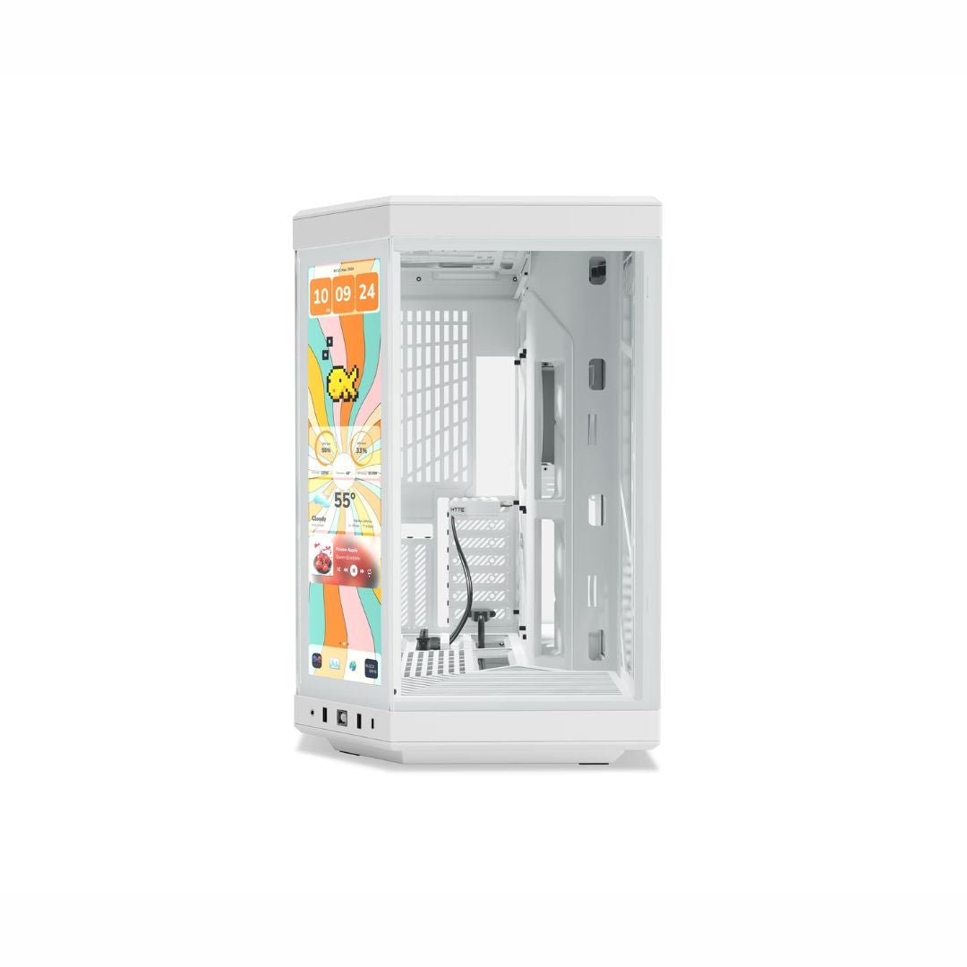 Case HYTE Y70 touch infinite Mid Tower ATX Case - Snow White