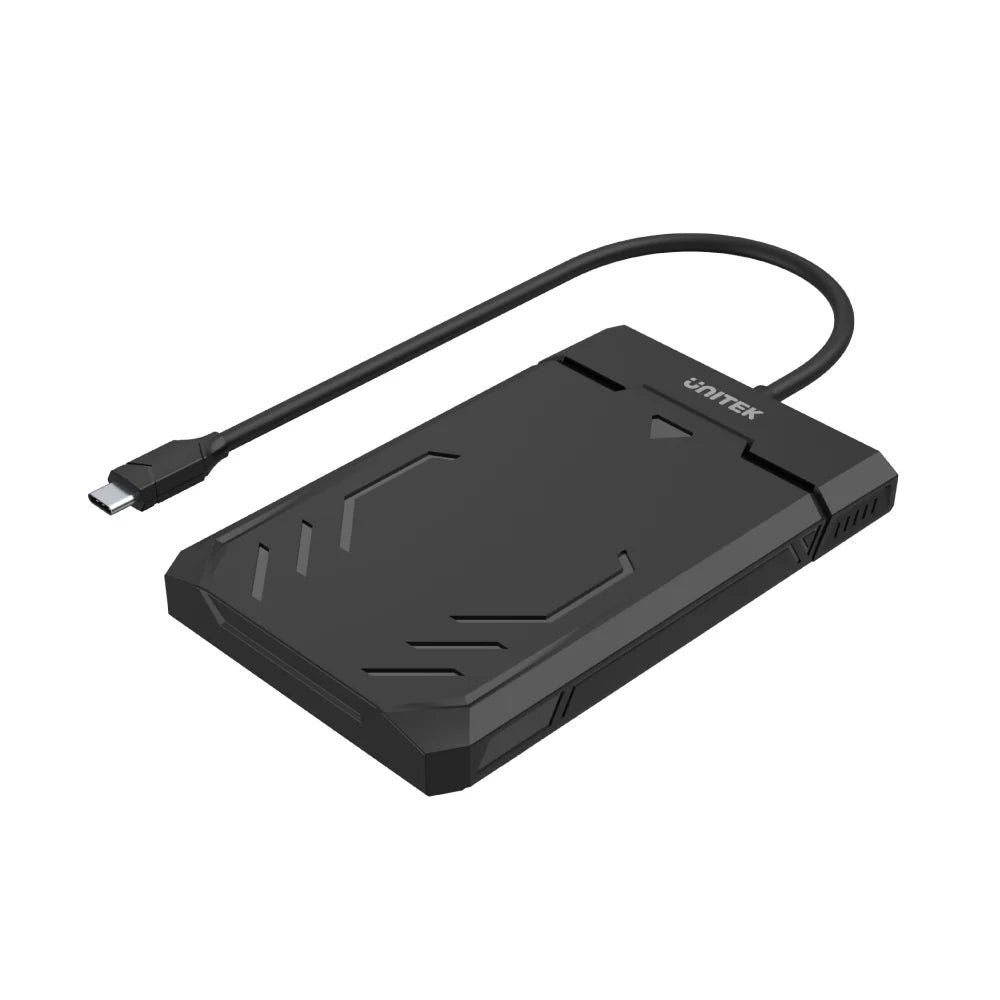 Storage UNITEK DiskGuard Raiden 2.5″ SATA HDD/SSD Enclosure - USB-C / USB-A 5 Gbps, Tool-Free, Sleep Mode, UASP Support