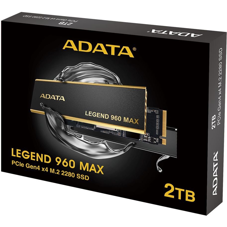 Storage ADATA Legend 960 Max PCIe Gen4 x4 M.2 2280 with 7.35mm Heat Sink Solid State Drive