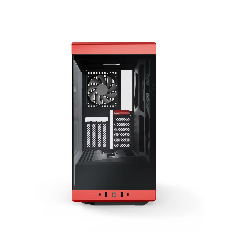 Case HYTE Y40 ATX MID TOWER CASE - RED