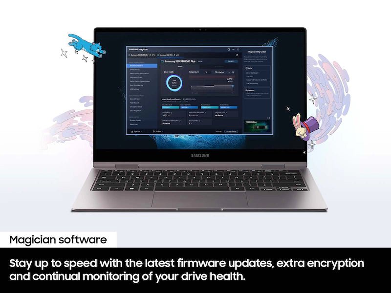 Storage Samsung 990 EVO Plus 2TB NVMe PCIe Gen 5.0 M.2 SSD - Up to 7,250 MB/s Read, 6,300 MB/s Write, Intelligent TurboWrite 2.0, HMB Technology