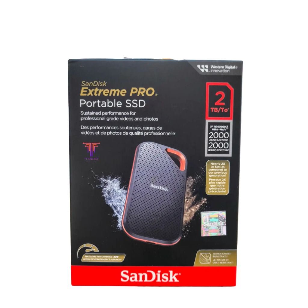 Storage SanDisk E81 Extreme PRO Portable External SSD 2TB