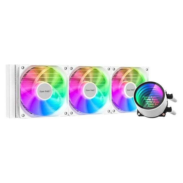 Cooler Power Train DL-360A RGB Liquid Cooled Radiator (White)