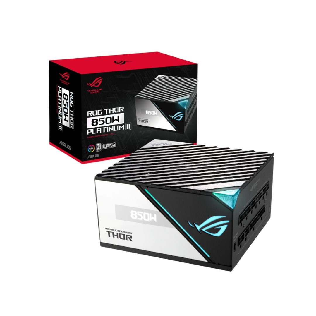 Power Supply ASUS ROG THOR 850W Platinum II, Full Modular,80+ Platinum, PCIe 5.0, Black