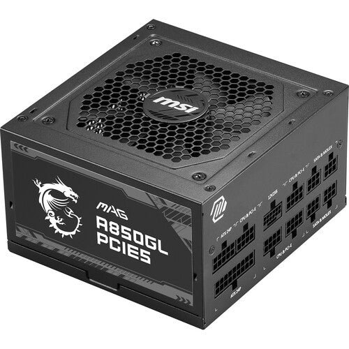 Power Supply MSI MAG A850GL PCIE5 850W 80 Plus Modular — Black