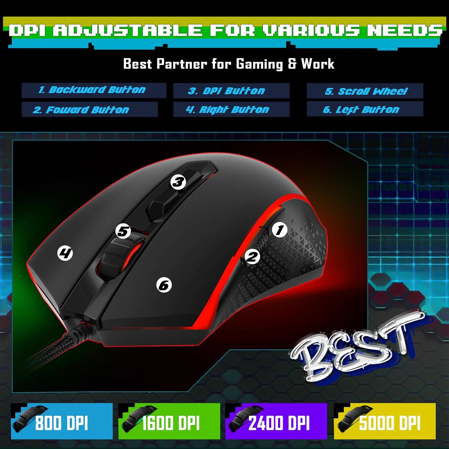 Redragon S107RGB-BA Combo