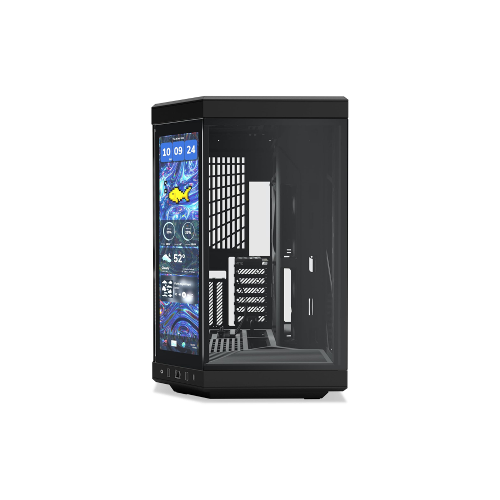 Case HYTE Y70 Touch Infinite ATX Mid-Tower Case - BLACK