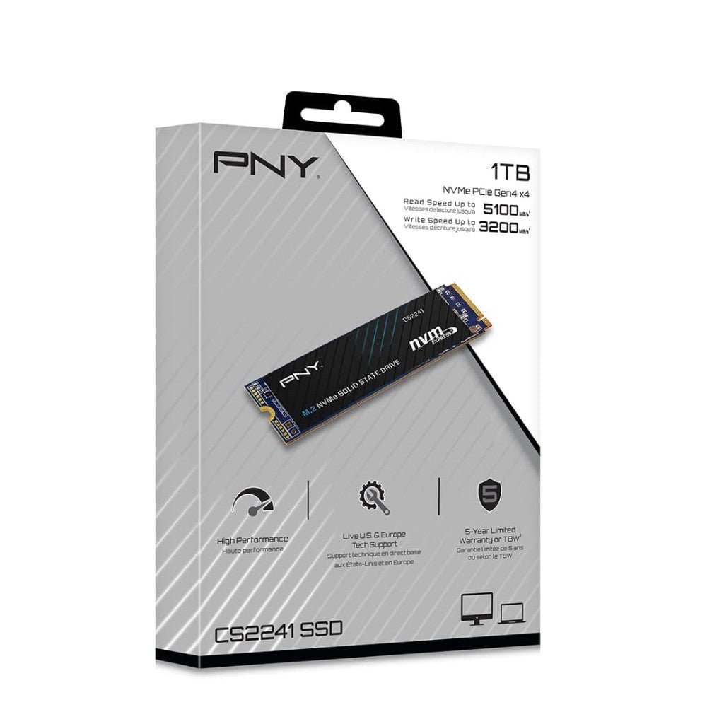 Storage PNY CS2241 1TB PCIe 4.0 M.2 NVMe -GEN 4