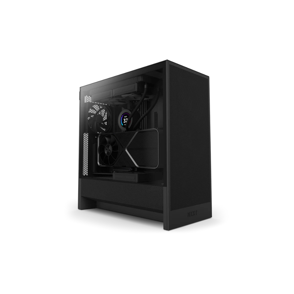 Case NZXT H5 FLOW RGB EDITION ATX MID TOWER CASE 2024-BLACK