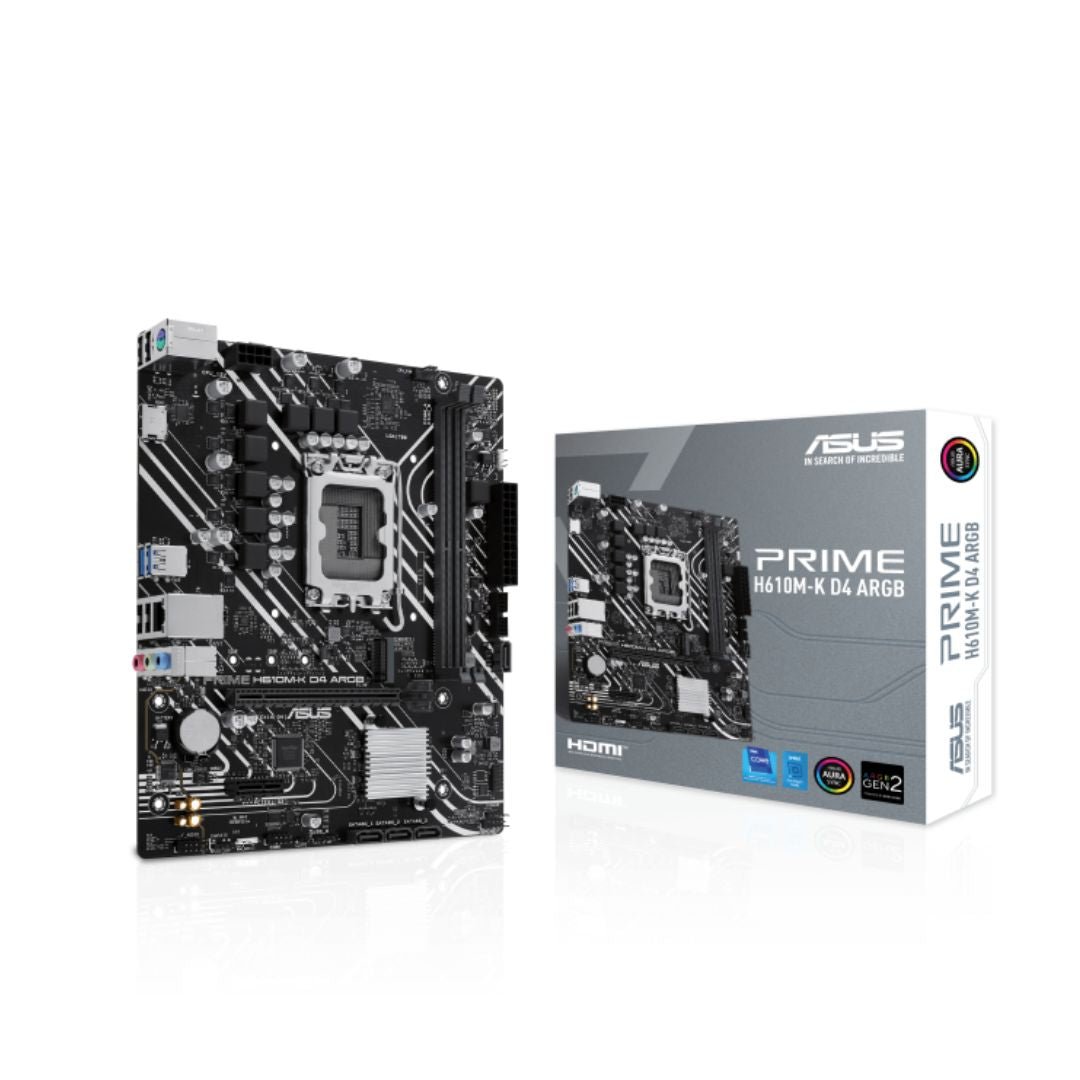 Motherboard ASUS PRIME H610M-K D4 ARGB Motherboard