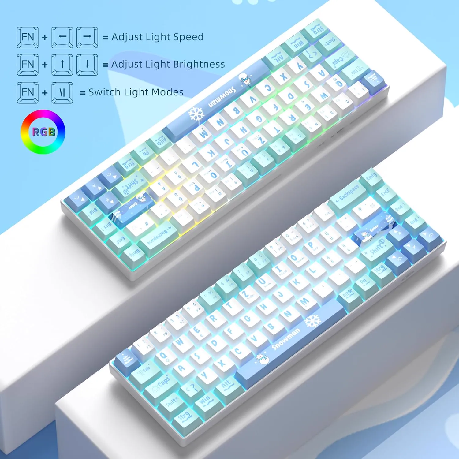 Keyboard MageGee MK-BOX Snowman Wired