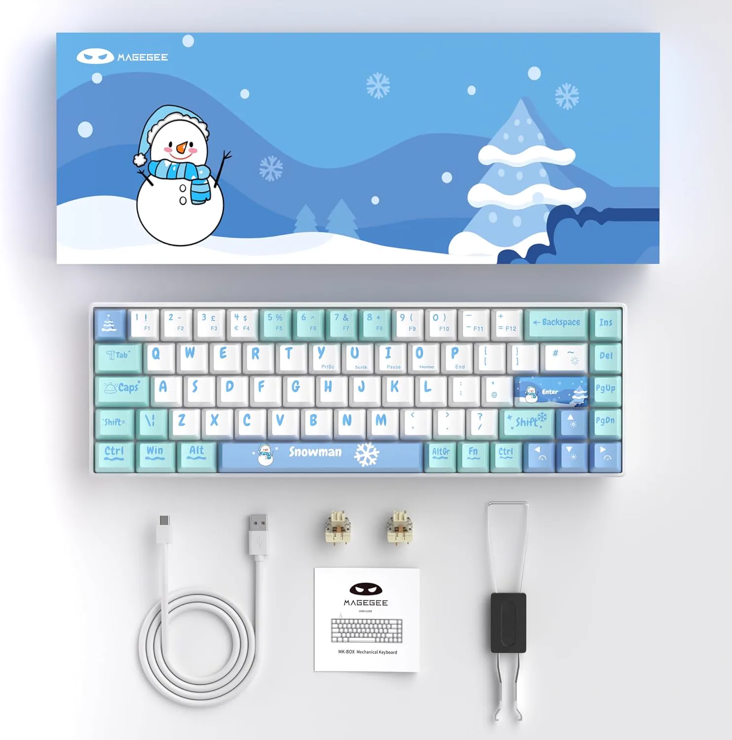 Keyboard MageGee MK-BOX Snowman Wired