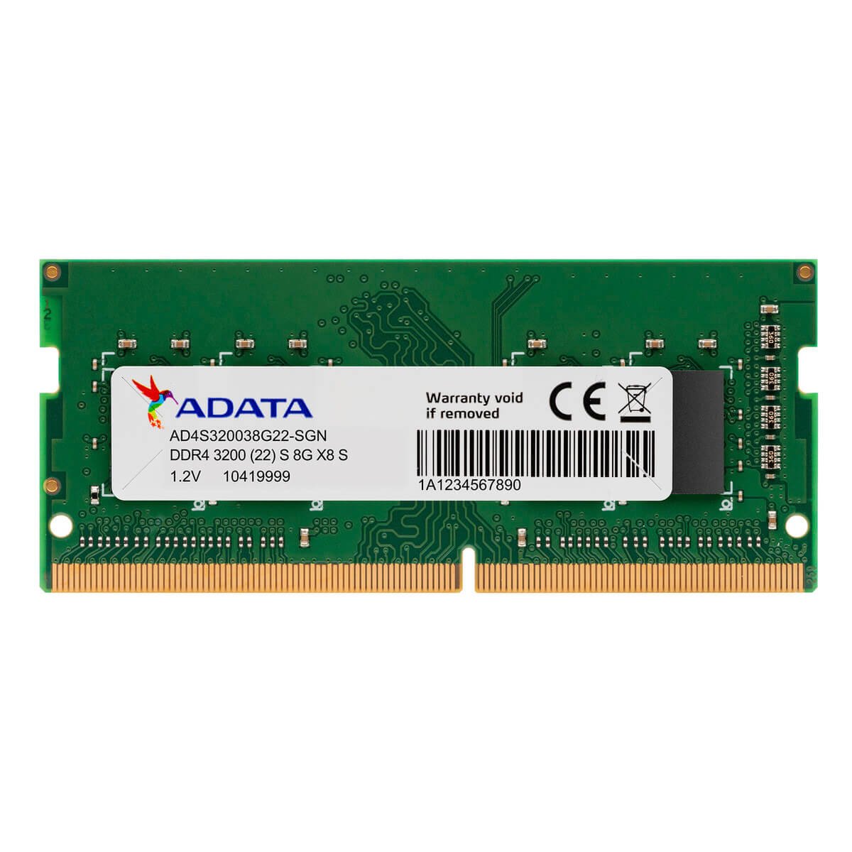 RAM ADATA Premier DDR4 3200 - 8GB - 260-pin SO-DIMM Laptop RAM