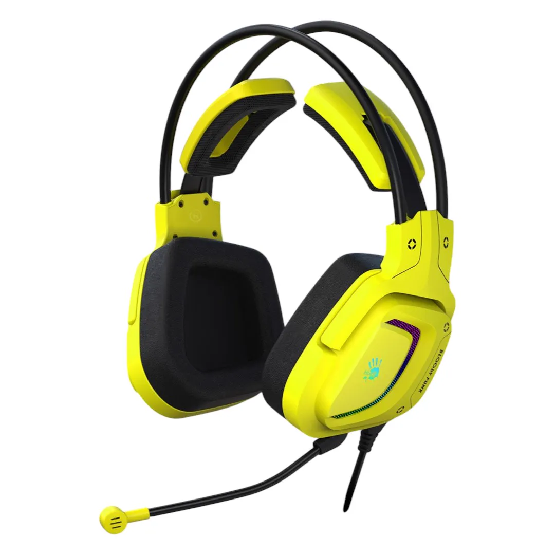 Headset Bloody G575 7.1 Punk Yellow Wired