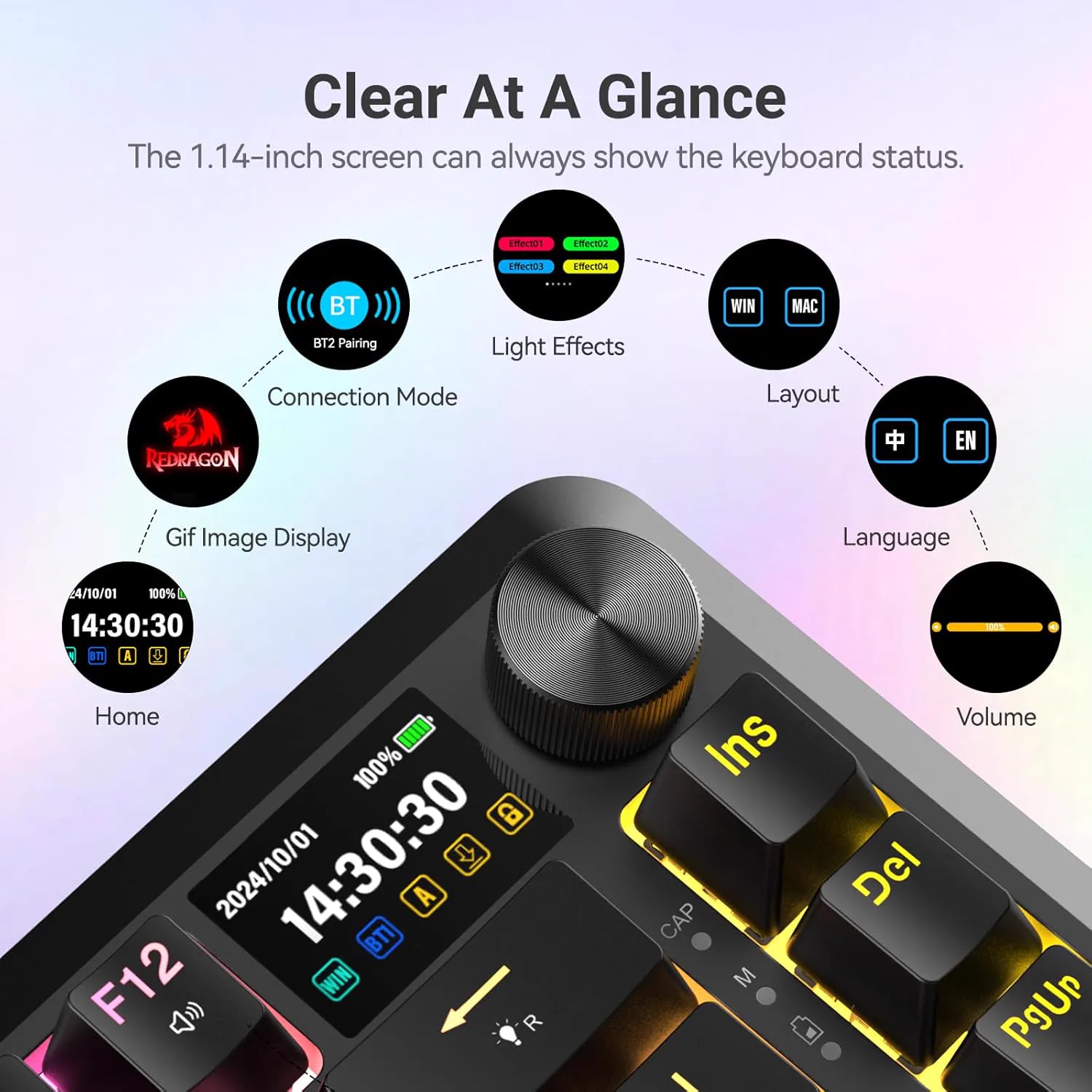 Keyboard Redragon K708 Flekact Pro Wireless