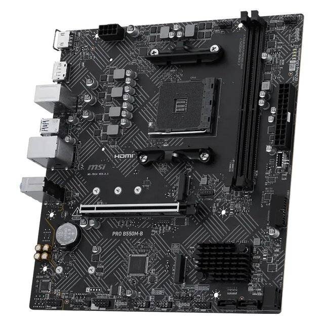 Motherboard MSI Pro B550M-B AMD Motherboard (Black)