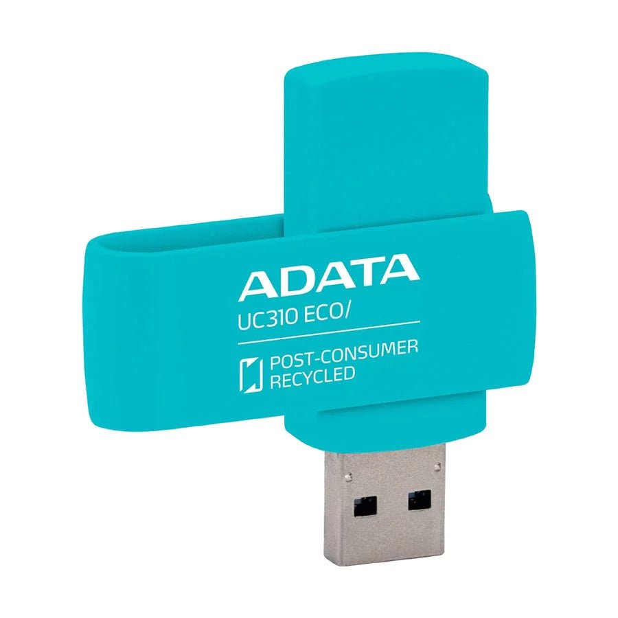 Storage ADATA UC310 Eco USB 3.2 Gen1 Flash Drive 35% Recycled Plastic Eco-Friendly - 256GB