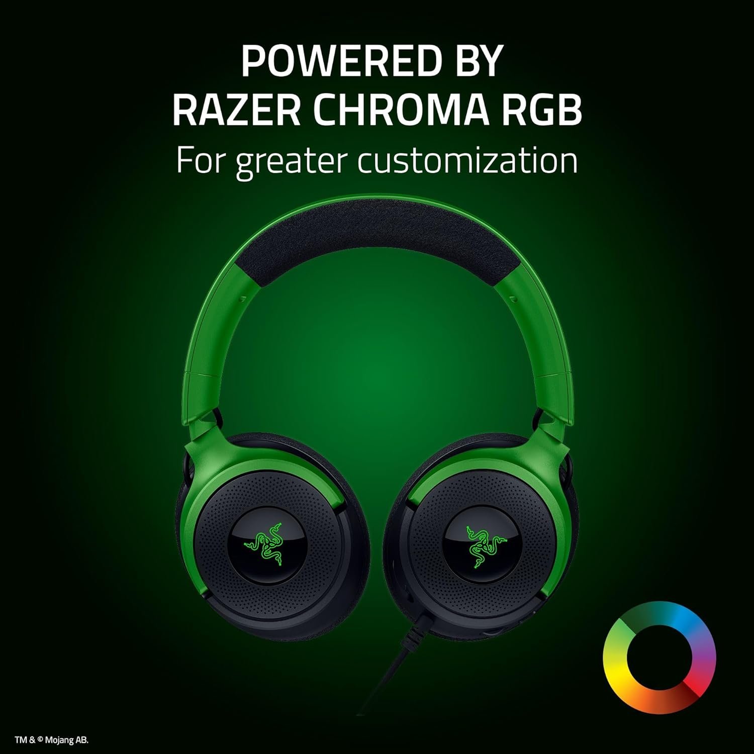 Cooler Razer Kraken V4 X Wired Gaming Headset - 40mm TriForce Drivers, 7.1 Surround Sound, HyperClear Cardioid Mic, Chroma RGB, USB-C & USB-A Compatible