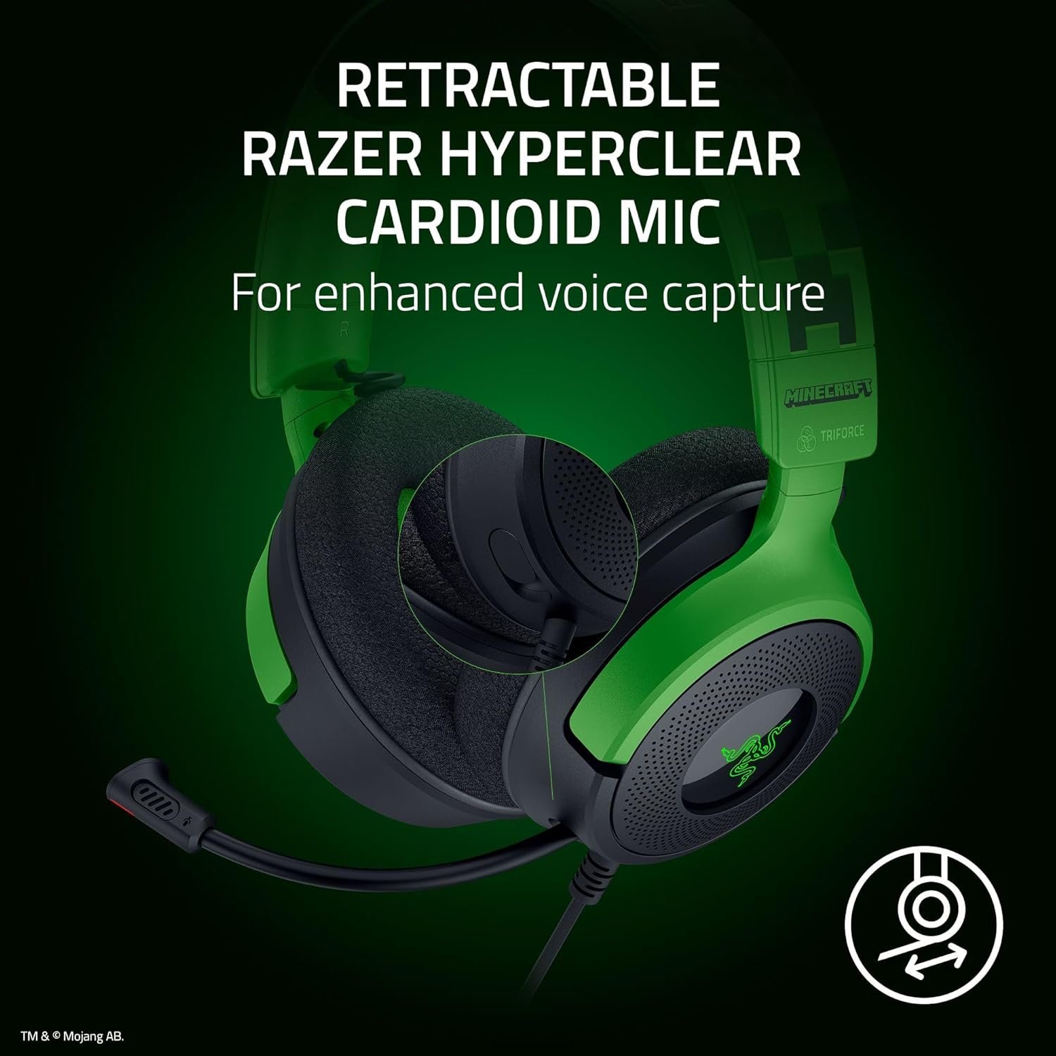 Cooler Razer Kraken V4 X Wired Gaming Headset - 40mm TriForce Drivers, 7.1 Surround Sound, HyperClear Cardioid Mic, Chroma RGB, USB-C & USB-A Compatible