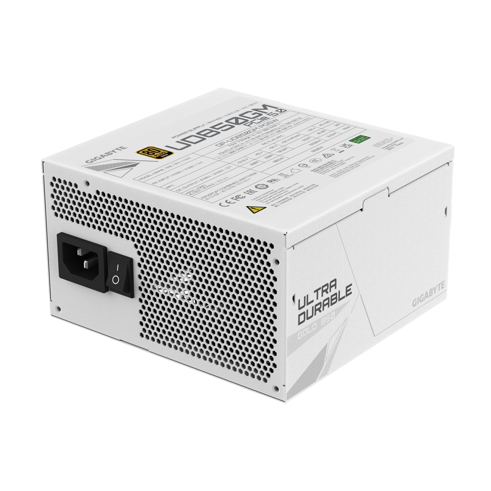 Power Supply GIGABYTE UD850GM 850W 80+PLUS GOLD WHITE