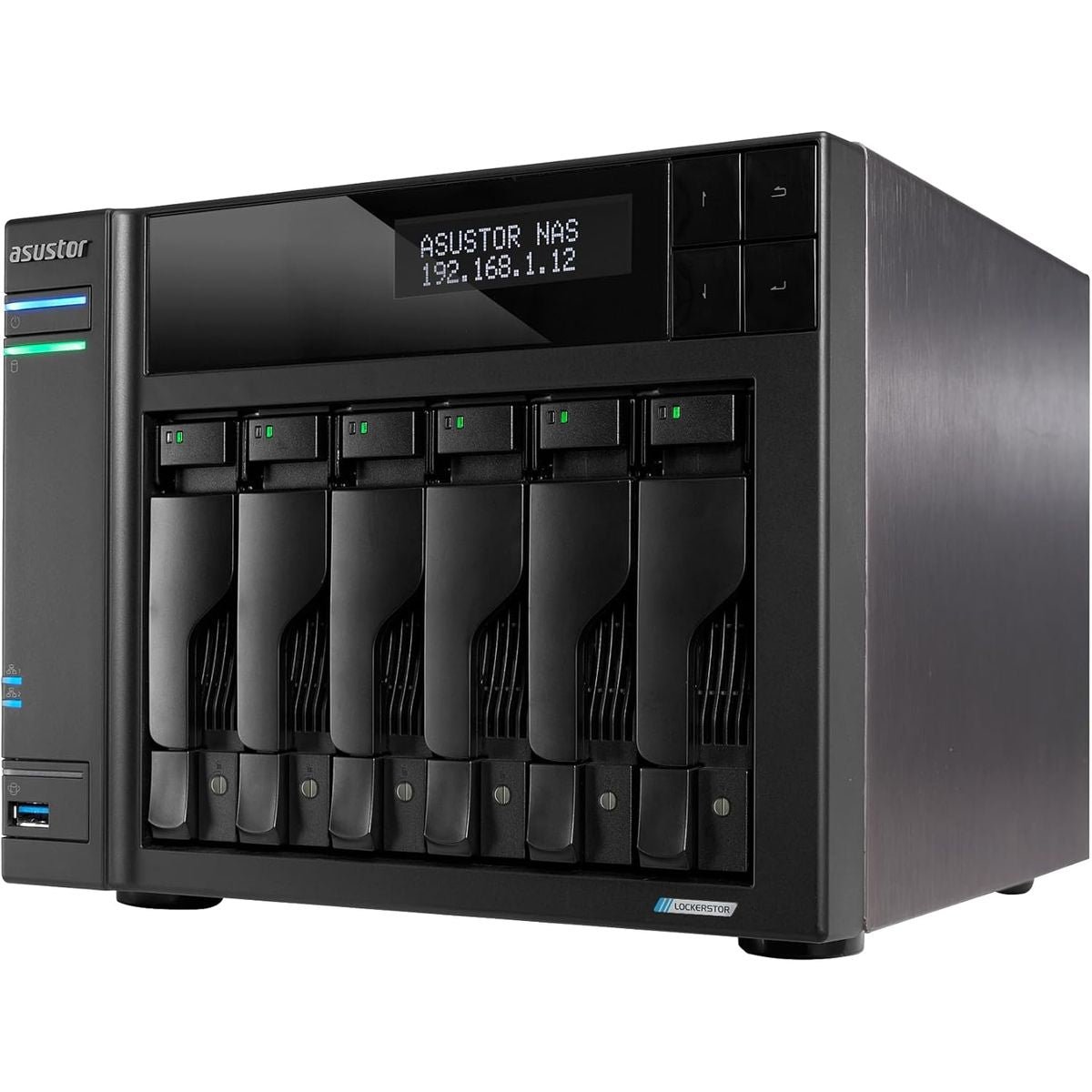 Storage Asustor AS6706T v2 6-Bay NAS, Intel Celeron N5105 Quad-Core, 8GB DDR4, Dual 5GbE, Four M.2 NVMe Slots
