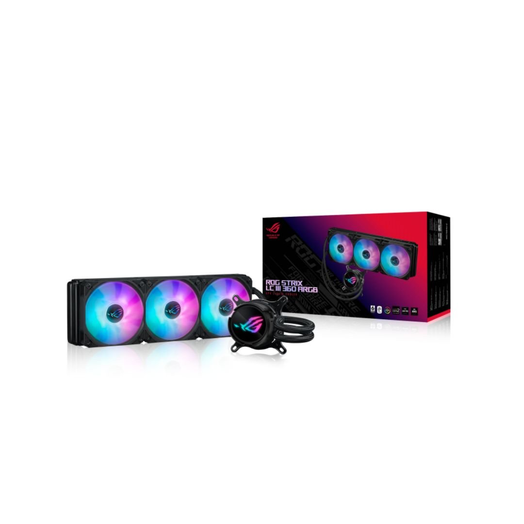 Cooler ASUS ROG Strix LC III 360 ARGB, Black