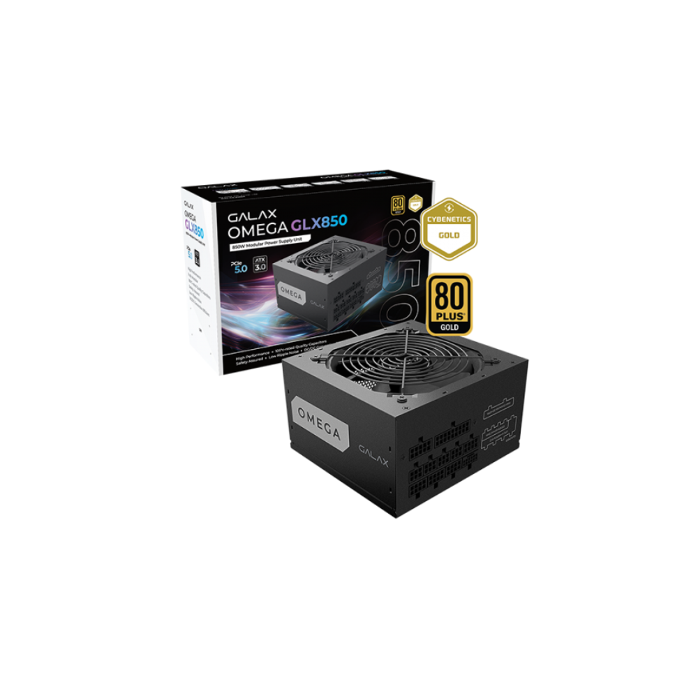 Power Supply GALAX OMEGA GLX850 850W PCIe 5.0 80 PLUS Gold Fully Modular