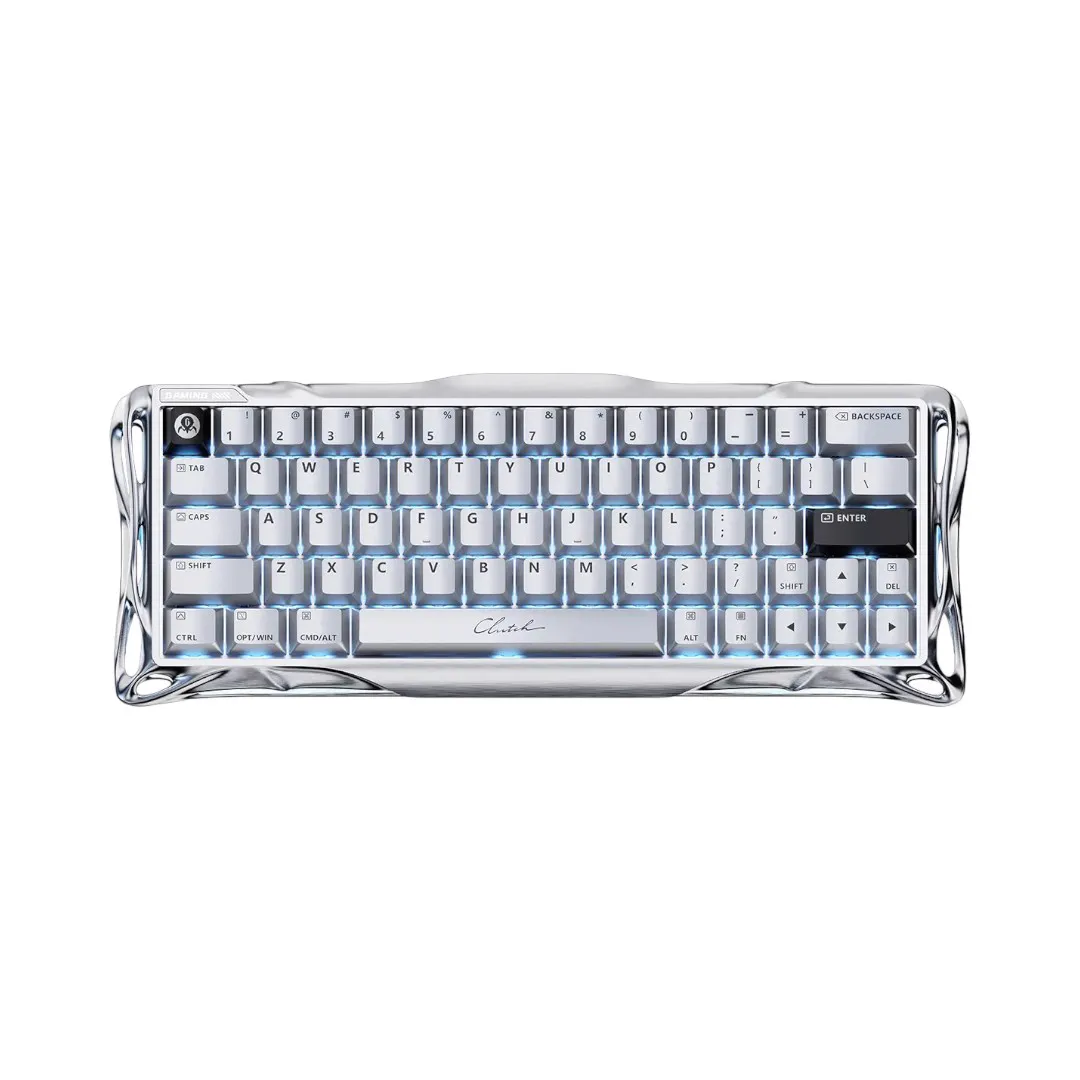 Keyboard GravaStar V60 Pro HE Magnetic Chrome Silver