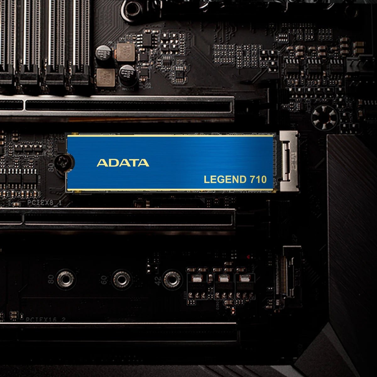 Storage ADATA LEGEND 710 256GB PCIe Gen3x4 NVMe M.2 SSD - Up to 2,100/1,000MB/s, NVMe 1.4, HMB, LDPC ECC