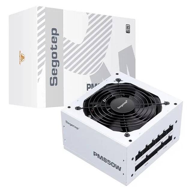 Power Supply Segotep PM850W 80+ Platinum [Full Modular] PSU (White)