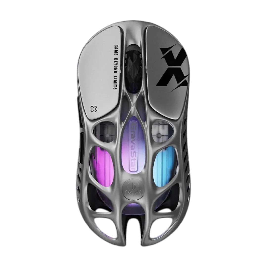 Mouse GravaStar Mercury X Silver Wireless