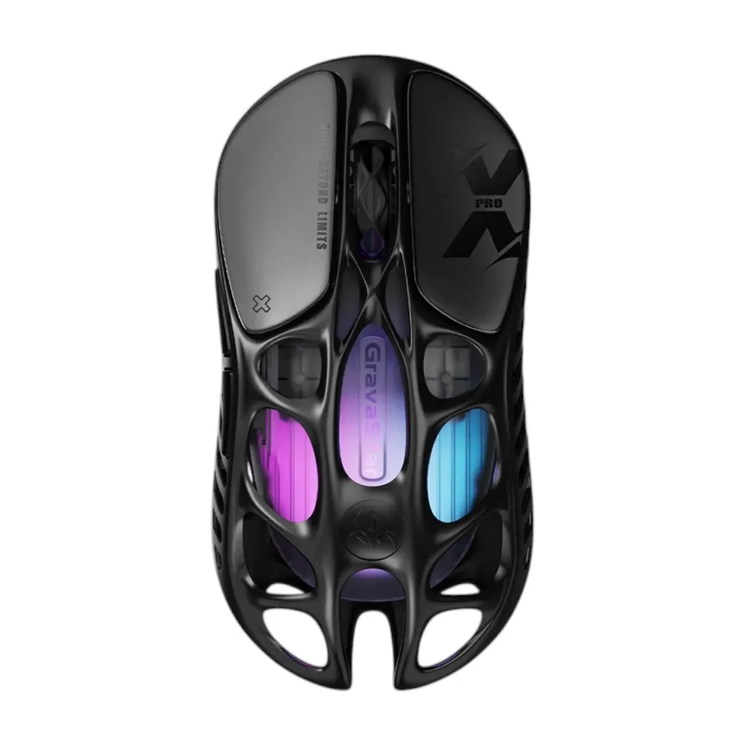 Mouse GravaStar Mercury X Pro 8K Galaxy Black Wireless