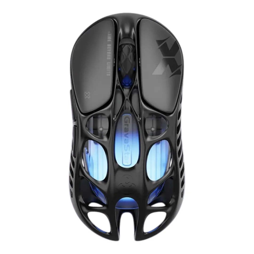 Mouse GravaStar Mercury X Galaxy Black Wireless
