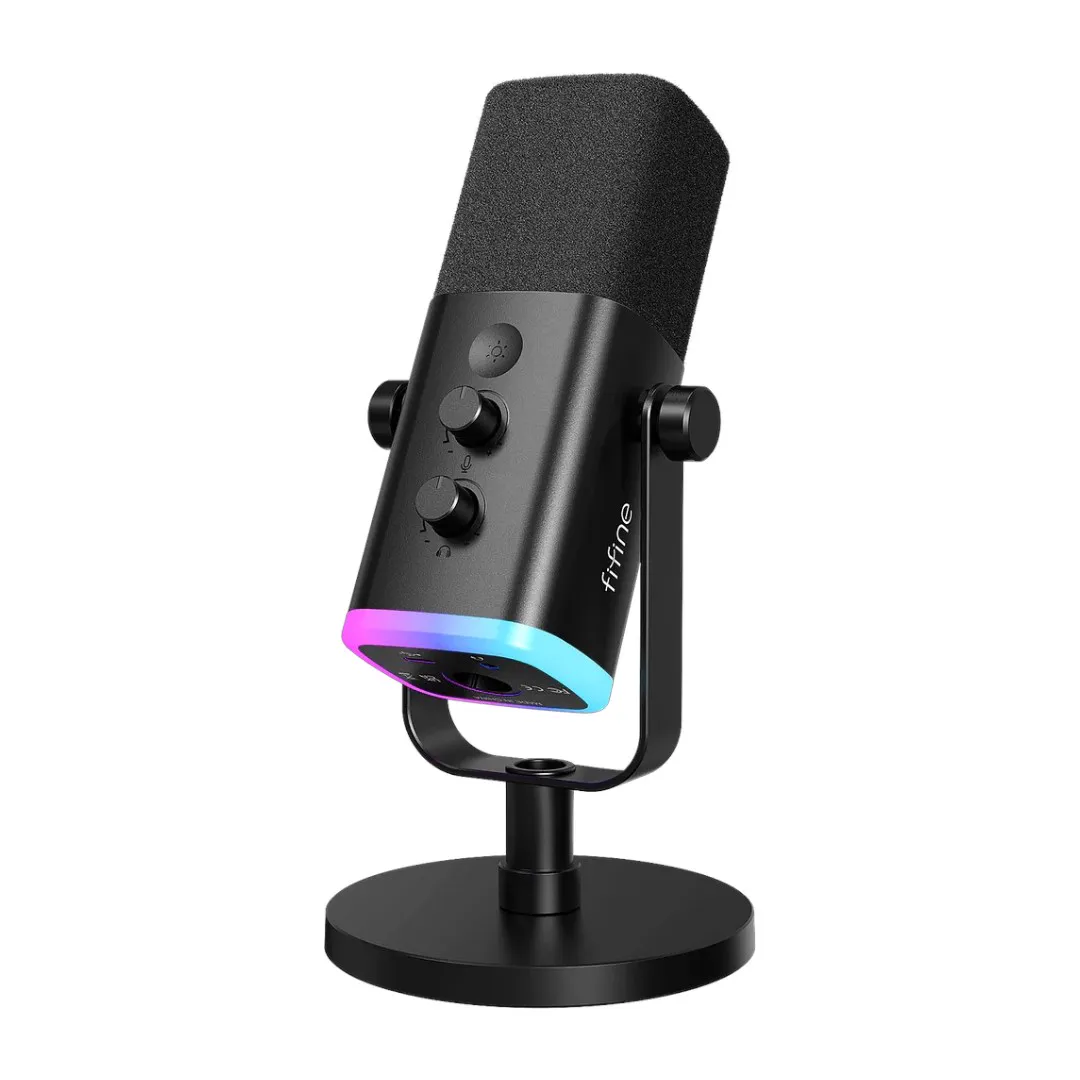 Microphone FIFINE AmpliGame AM8 USB/XLR Dynamic with RGB