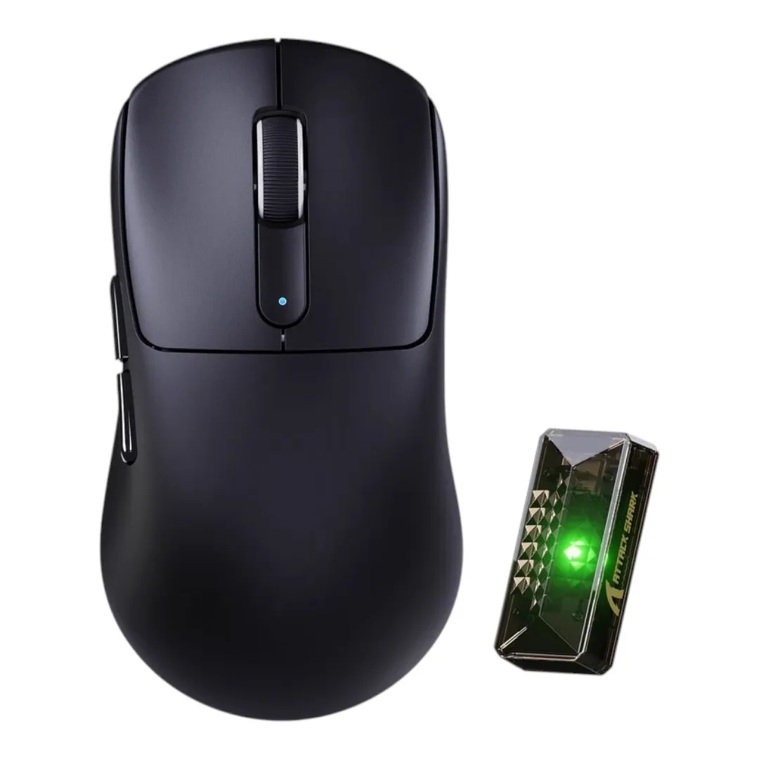 Mouse ATTACK SHARK V5 Ultra-Light Tri-Mode Black
