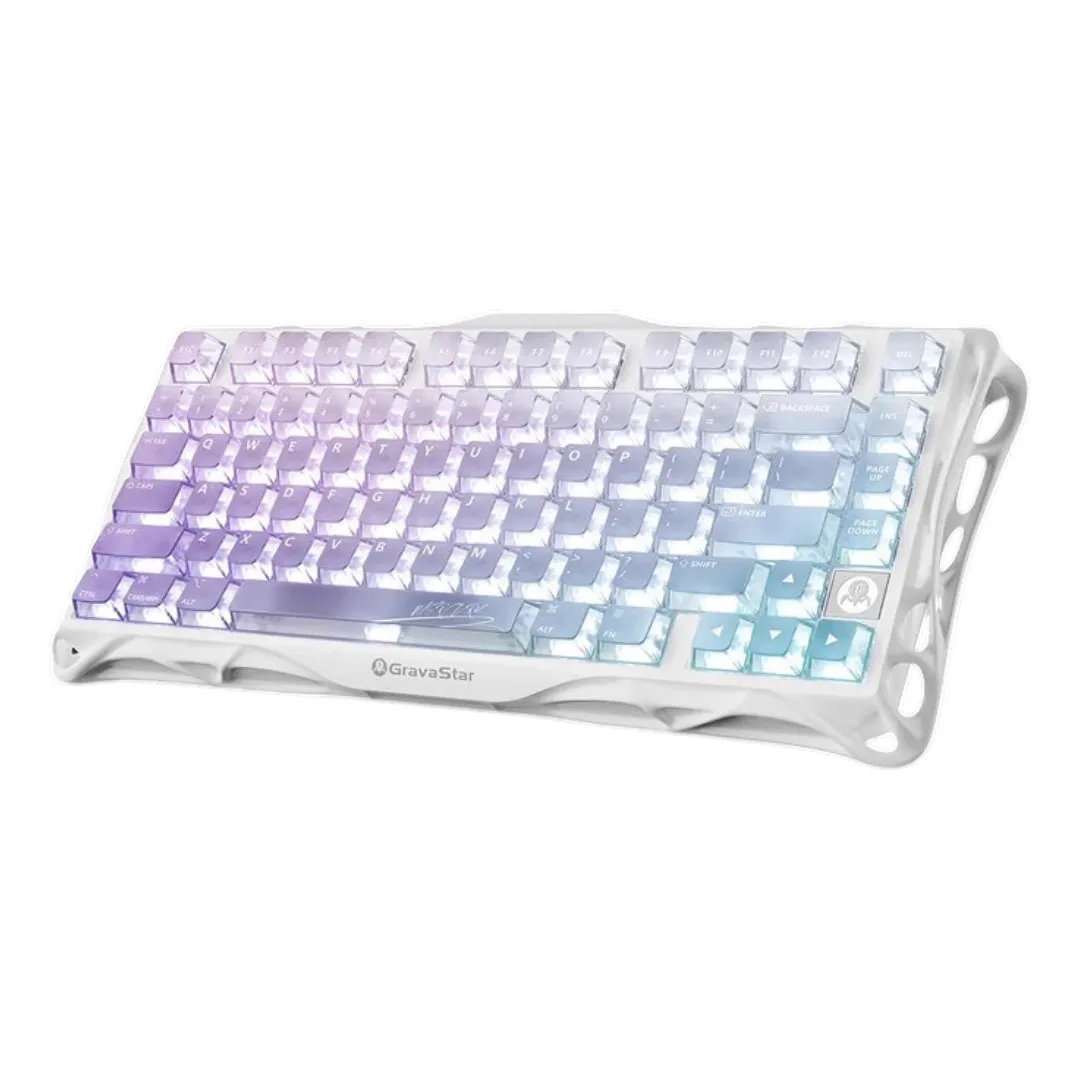 Keyboard GravaStar Mercury K1 Lite Crystal Aurora Arabic layout