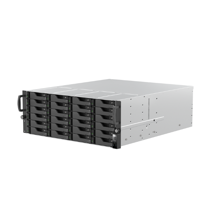 Storage Asustor AS7224RDX 4U Rackmount NAS, AMD Ryzen 7 Pro 7745, 16GB ECC DDR5, Dual 10GbE, Dual GbE, PCIe Gen5
