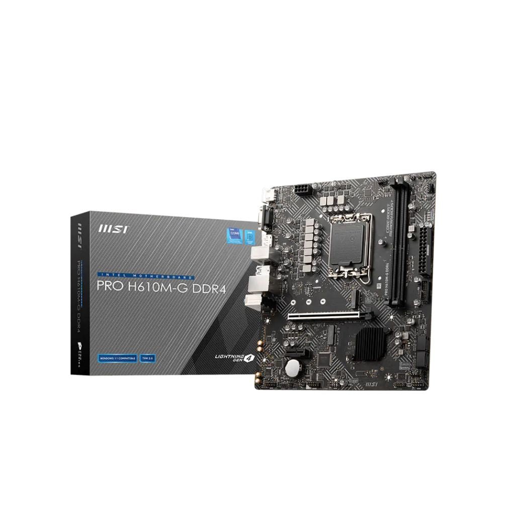 Motherboard MSI MB MSI PRO H610M-G D4 Motherboard