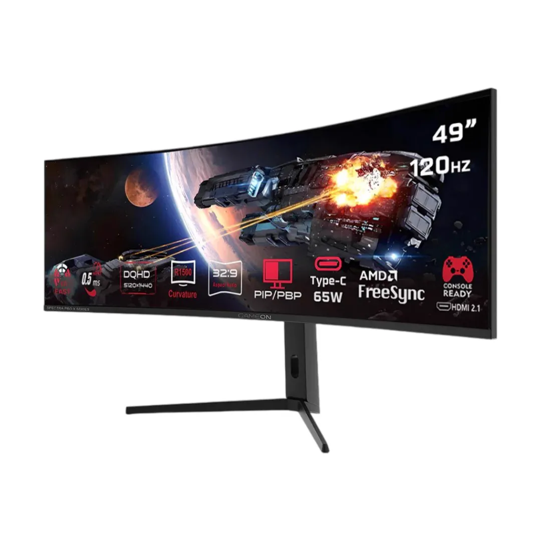 Monitor GAMEON 49In 5K DQHD 120Hz Fast VA Curved GOC49DQHD120
