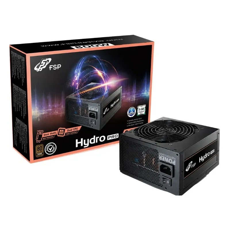 Power Supply FSP Hydro Pro HP2-800 800W 80+ Bronze Non-Modular - Black