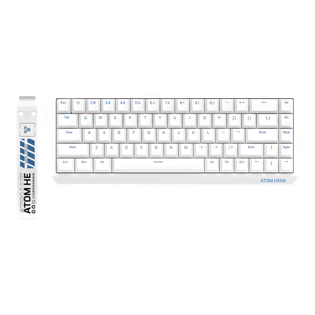 Keyboard FANTECH ATOM HE68 Magnetic Wired White