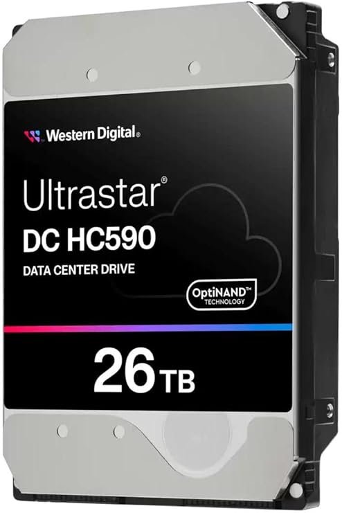 Storage WD Ultrastar DC HC570 26TB Enterprise HDD, 3.5-Inch Internal Hard Drive, 7200RPM, SATA 6Gb/s, Data Center Storage, Model 0F65672