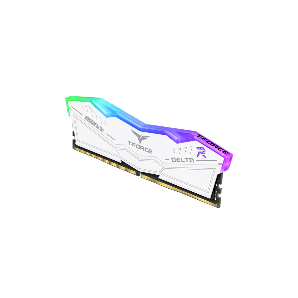 RAM TEAMGROUP T-FORCE DELTA RGB DDR5 32GB (2x16GB) 5600MHz CL40 White