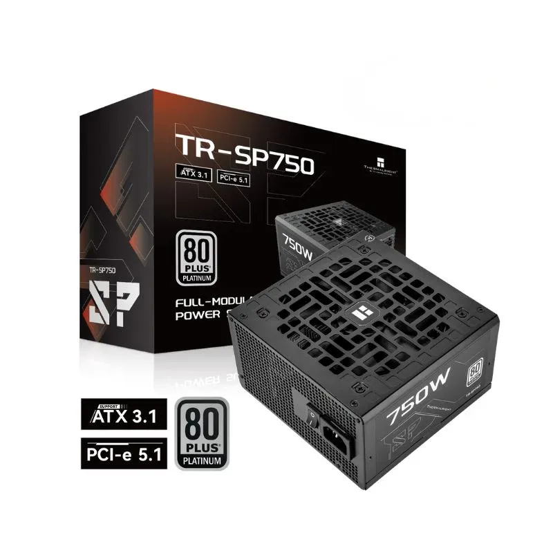 Power Supply Thermalright TR-SP750W 750W 80+ Platinum ATX 3.1 Full-Modular - Black